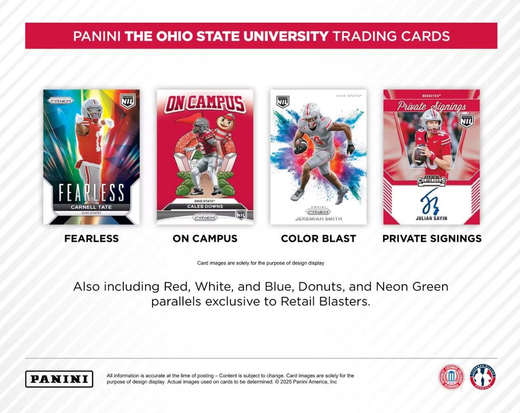 2024-25 Panini NIL The Ohio State University Collegiate Blaster Box - VGMX