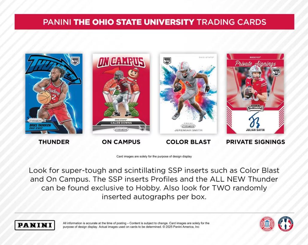 2024-25 Panini NIL The Ohio State University Collegiate Hobby Box - VGMX