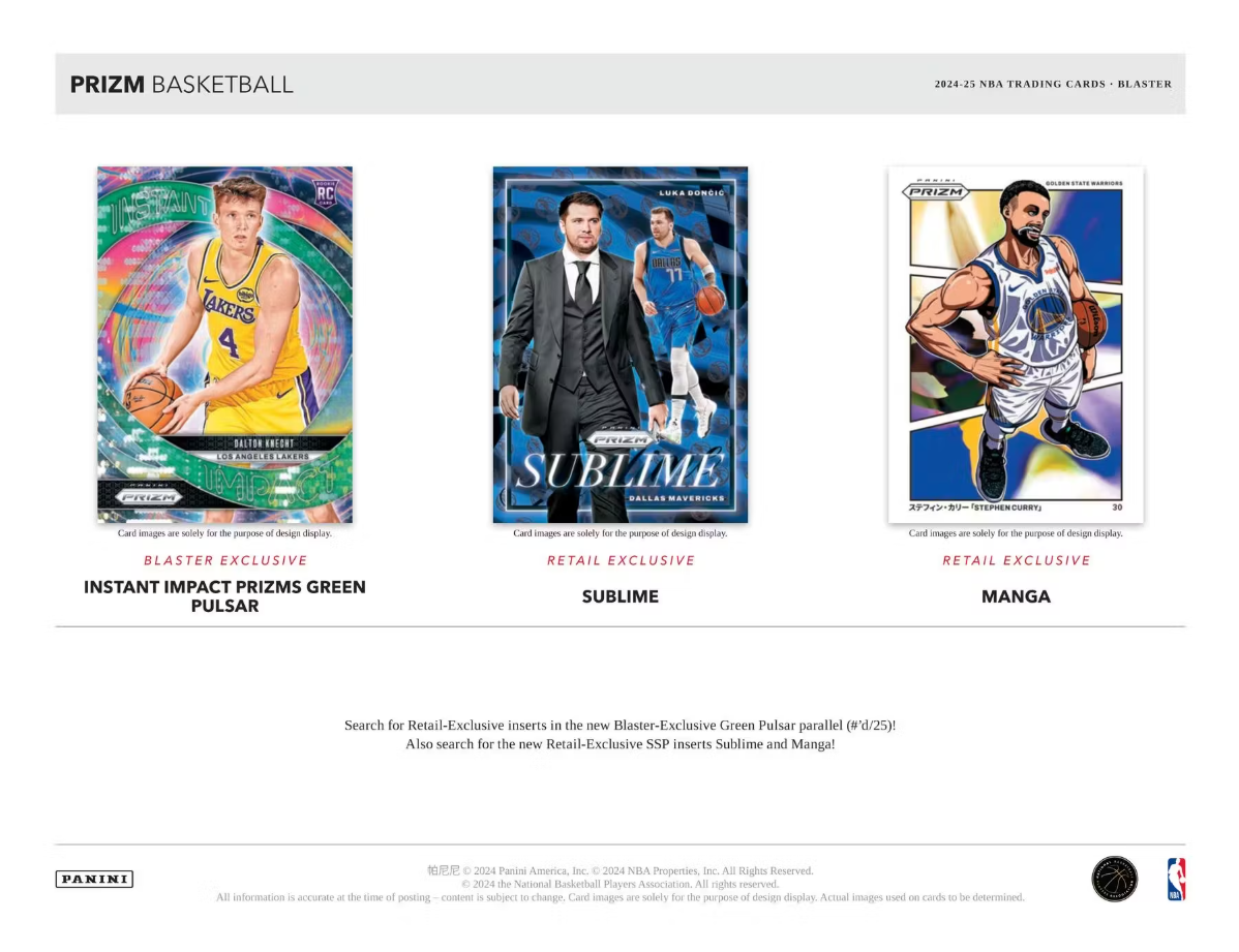 2024-25 Panini Prizm Basketball Trading Cards Blaster Box - VGMX
