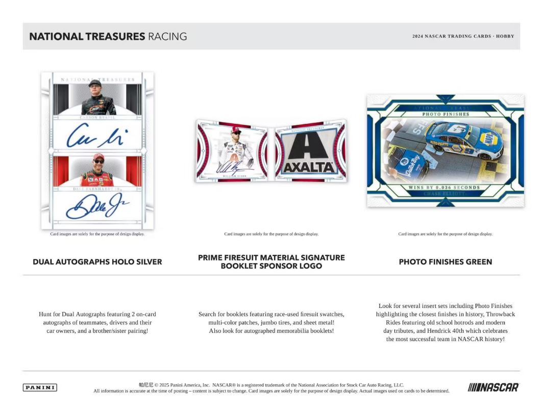 2024 Panini National Treasures NASCAR Racing Hobby Box - VGMX