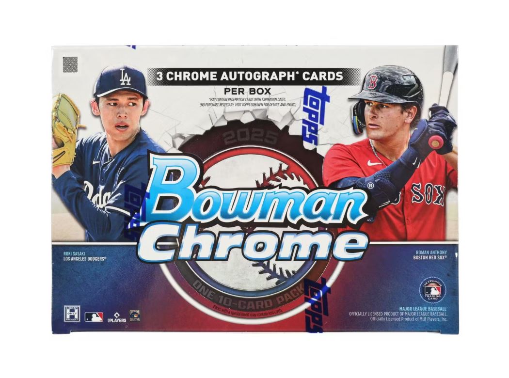 2025 Bowman Chrome Baseball Breaker Delight Box - VGMX