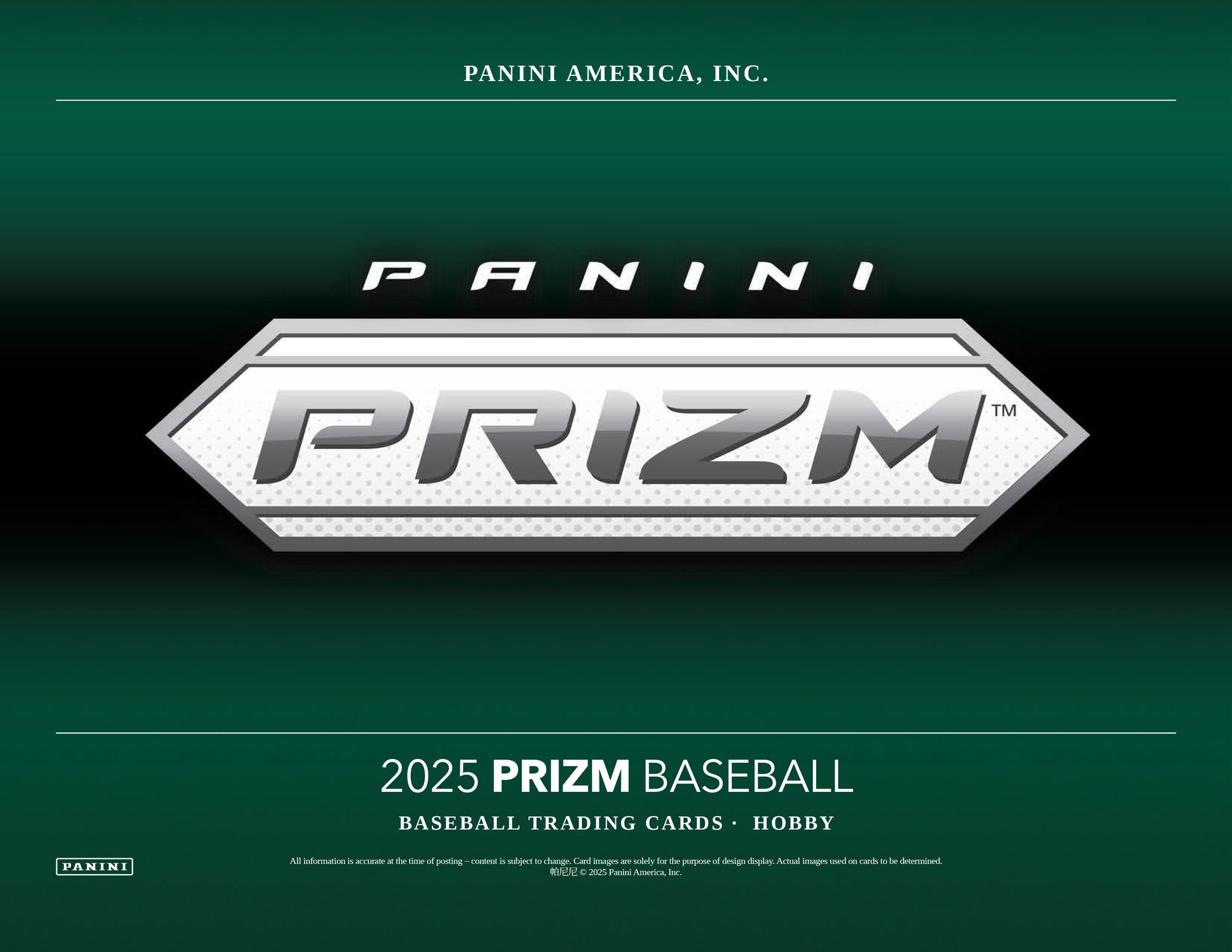 2025 Panini Prizm Baseball Hobby Box Pack - VGMX