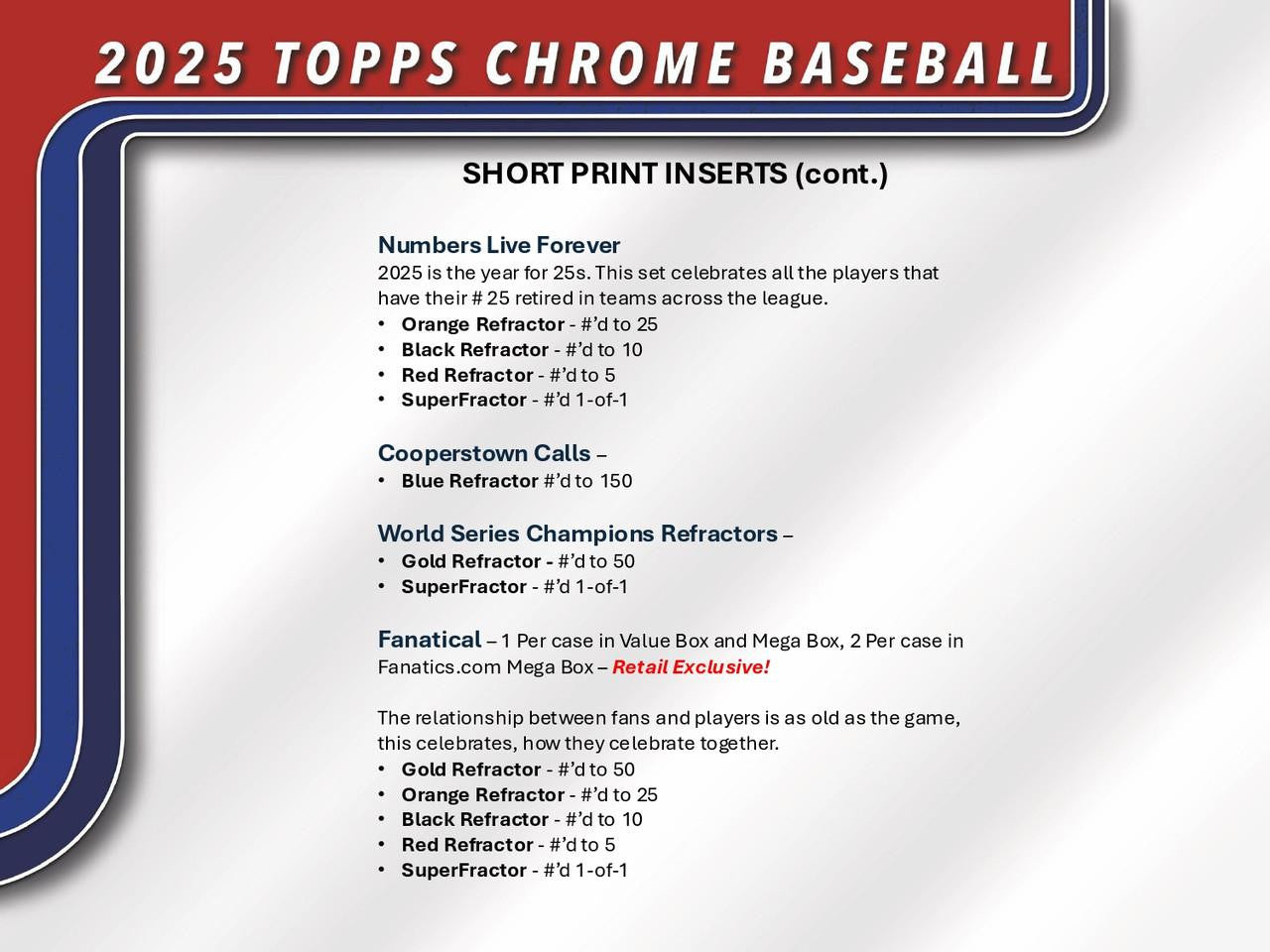2025 Topps Chrome Baseball Blaster Box - VGMX