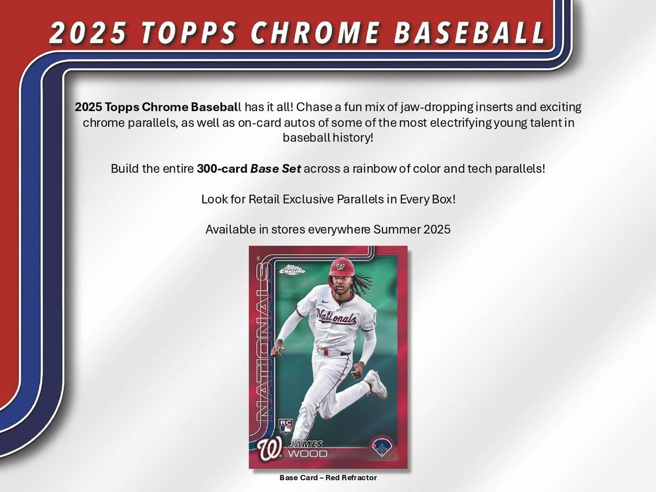 2025 Topps Chrome Baseball Blaster Box - VGMX