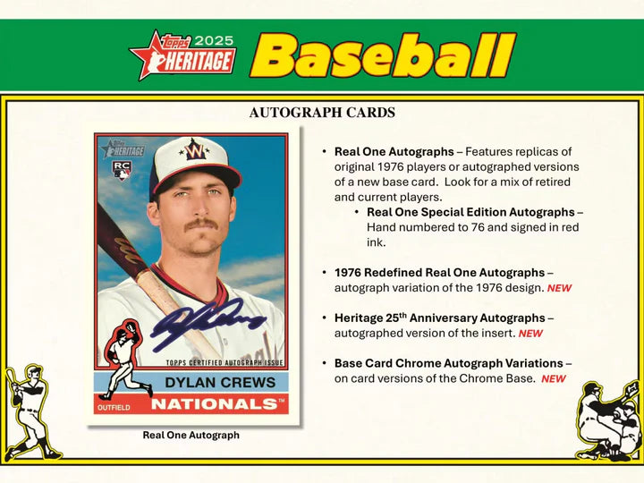 2025 Topps Heritage Baseball Mega Box - VGMX