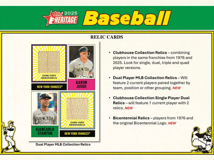 2025 Topps Heritage Baseball Mega Box - VGMX