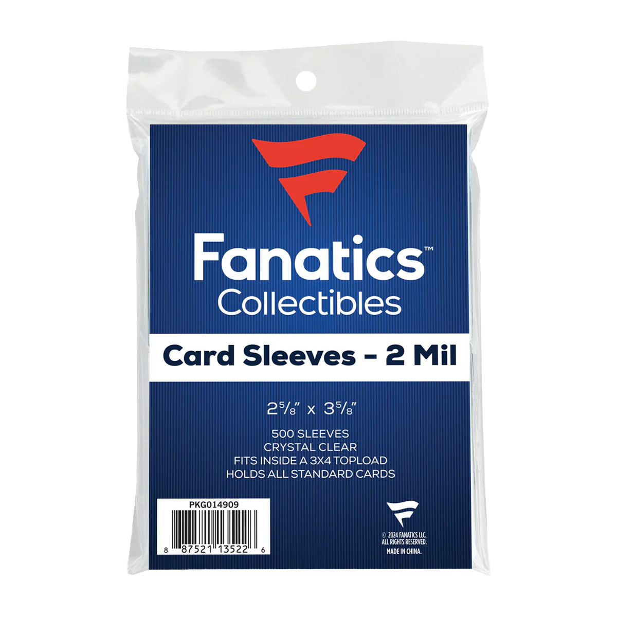 Fanatics Collectibles Soft Card Sleeves - VGMX