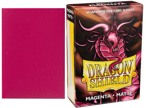 Dragon Shield Sleeves: Matte Japanese Size Sleeves 60CT (Various Colors) - VGMX
