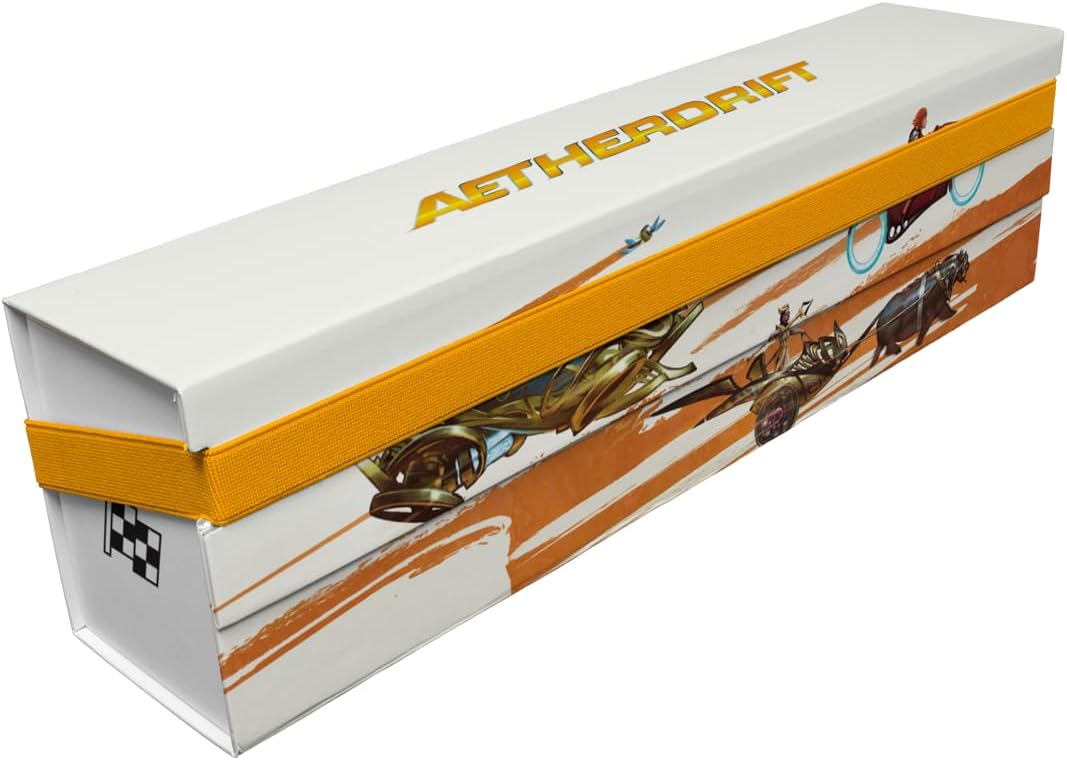Aetherdrift Finish Line Bundle Key Art 500+ Flat Pack Storage Box for Magic: The Gathering - VGMX