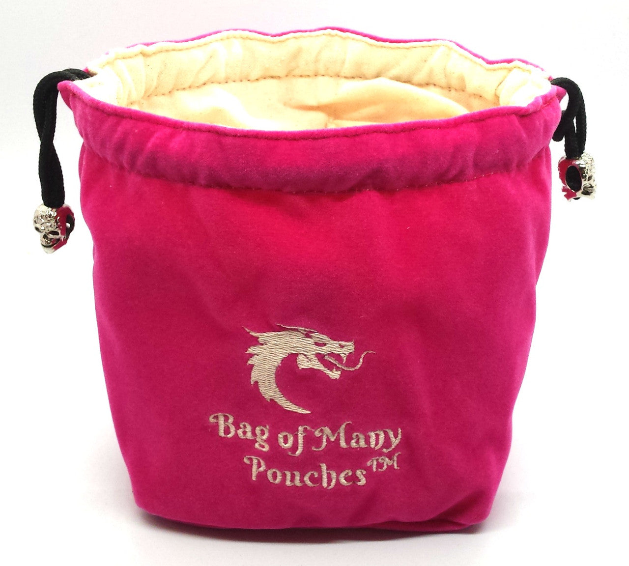 Bag of Many Pouches RPG DnD Dice Bag: Pink - VGMX