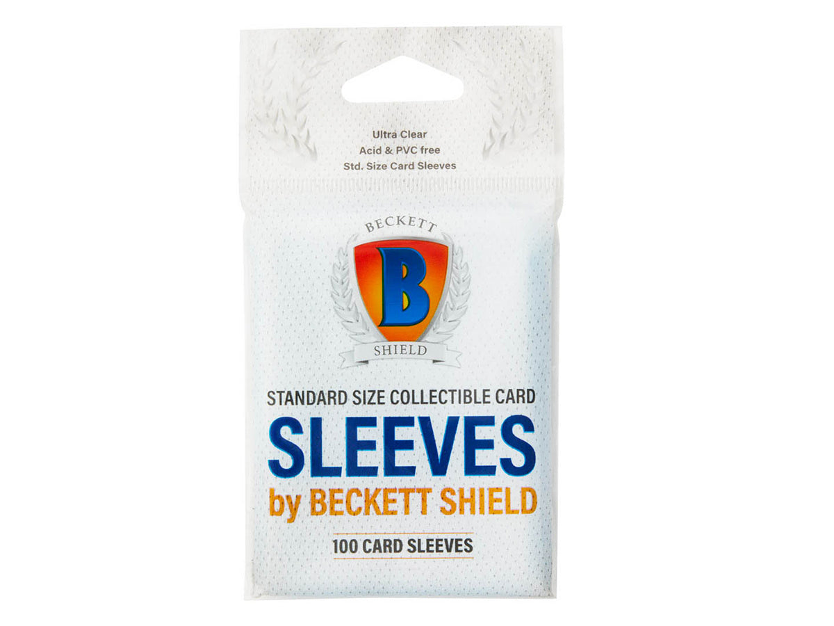 Beckett Shield - Standard Size Collectible Card Sleeves 100CT - VGMX