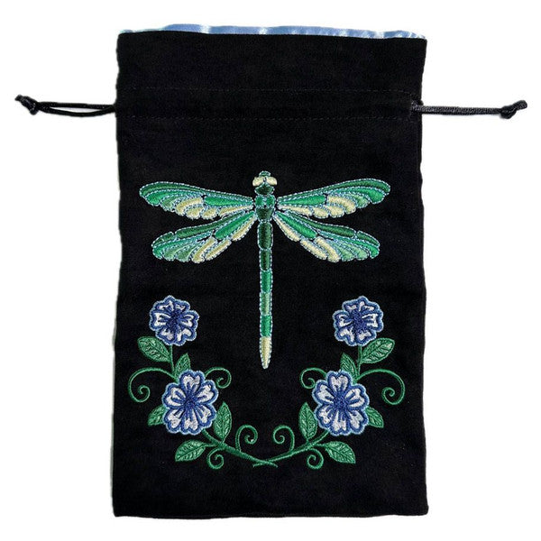 Black Oak Workshop Dragonfly Drawstring Dice Bag - VGMX
