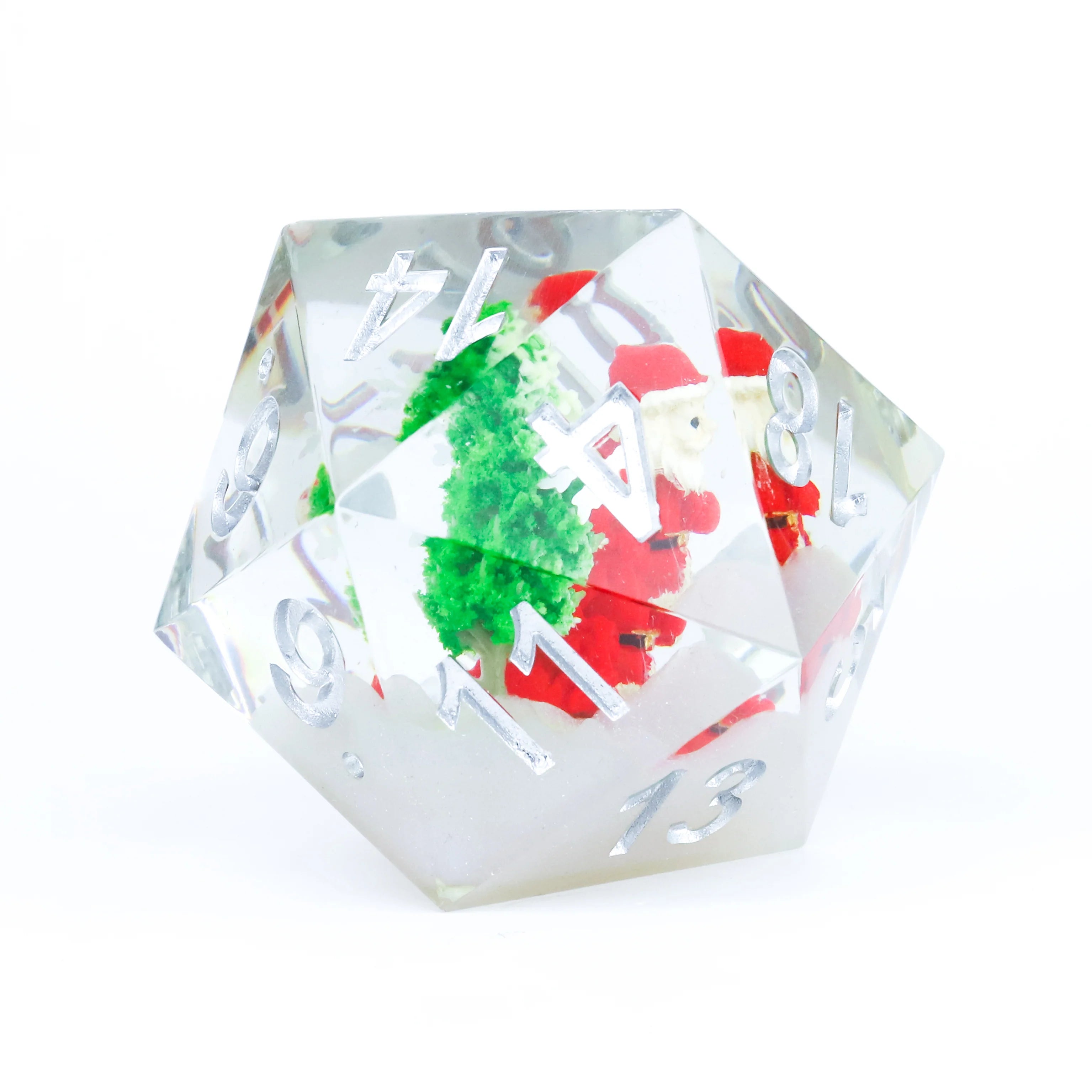 Christmas Scenic D20 Die - VGMX