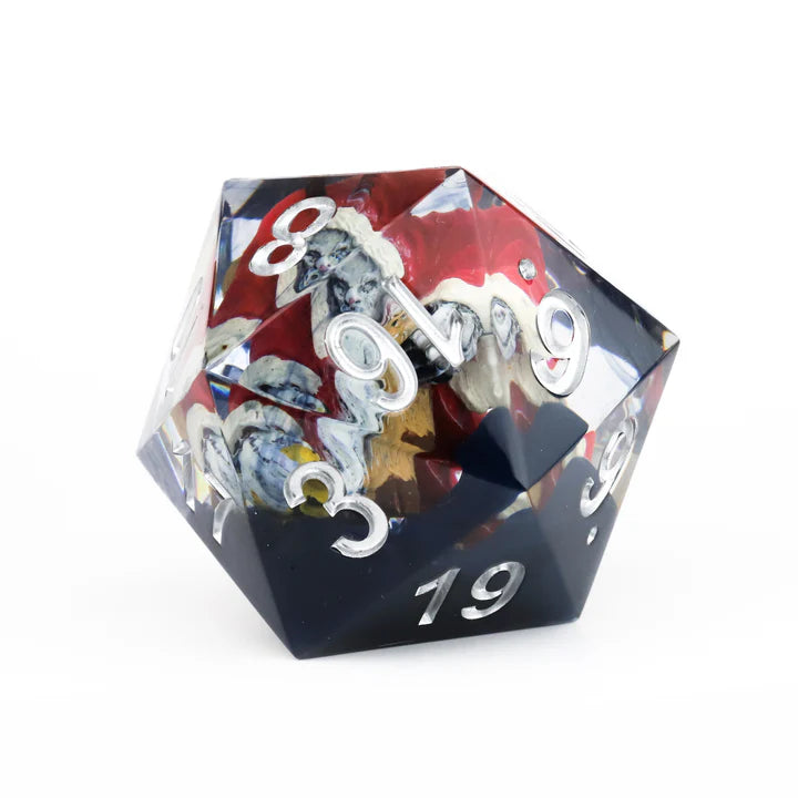 Christmas Scenic D20 Die - VGMX