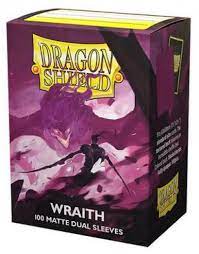 Dragon Shield Sleeves: Standard Dual Matte - Wraith 100CT - VGMX