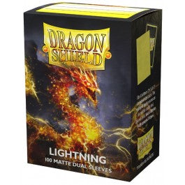 Dragon Shield Sleeves: Standard Matte Dual - Lightning 100CT - VGMX
