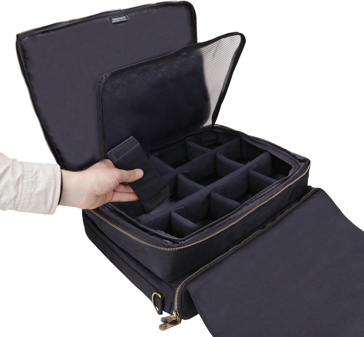 Enhance Trading Card Black Shoulder Bag - VGMX