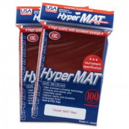 KMC Sleeves USA Pack Hyper Matte Red 100-Count - VGMX