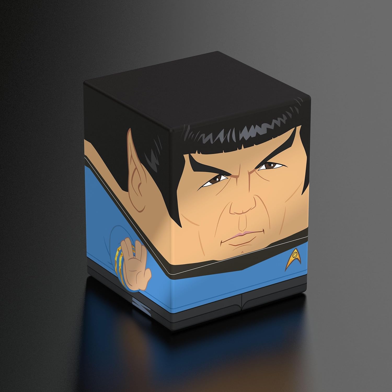 Ultimate Guard: Squaroes - Star Trek: The Original Series "Spock" - Deck Case 100+ - VGMX