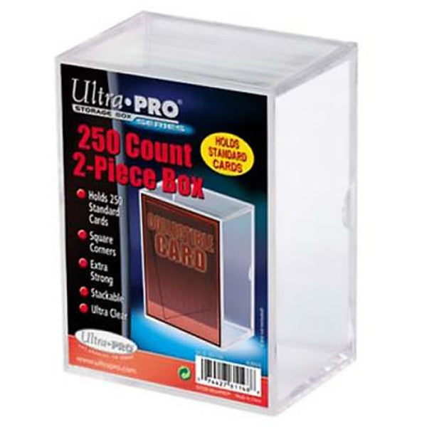 Ultra Pro: 250 Count 2-Piece Clear Box - VGMX