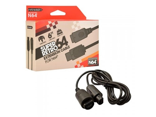 Retro-bit Super Retro64 N64 Extension Cable 6FT - VGMX