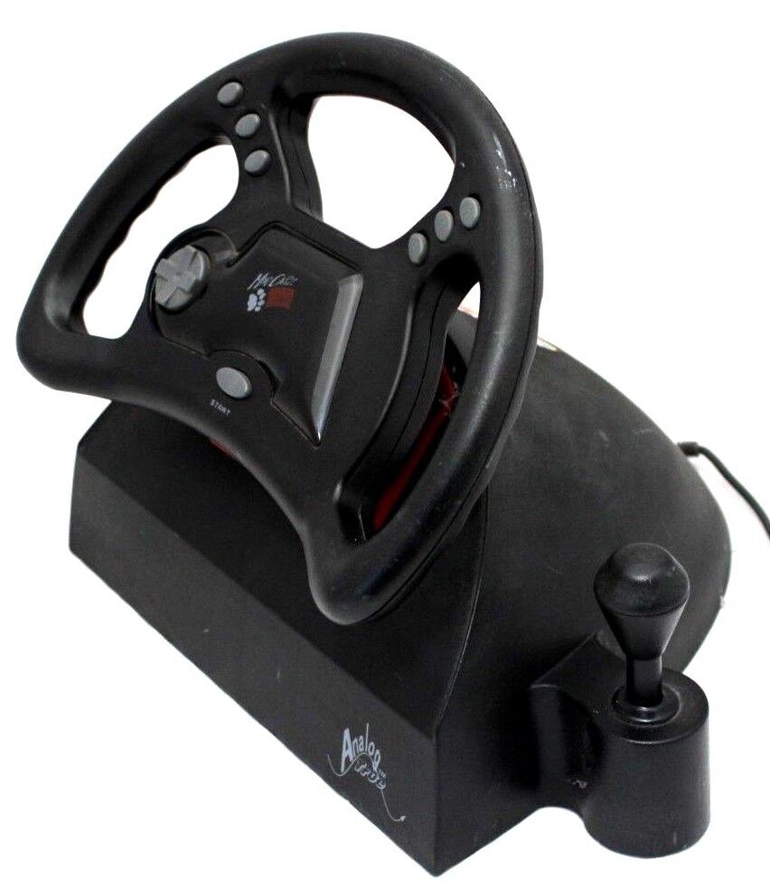 Mad Catz Steering Wheel & Pedals for Sega Dreamcast - VGMX