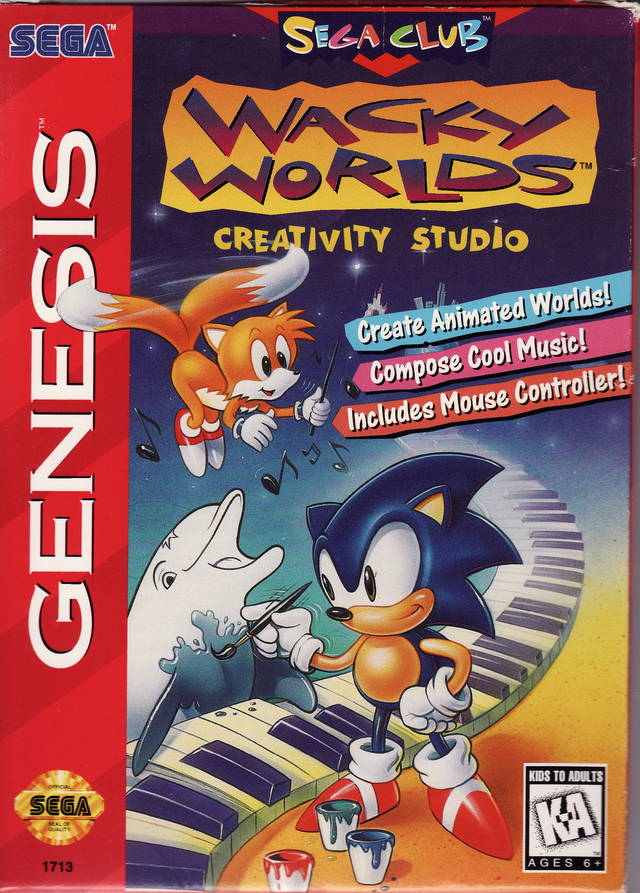 Wacky Worlds Creativity Studio - Sega Genesis - VGMX