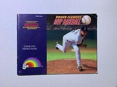 Roger Clemens' MVP Baseball - NES Used - VGMX