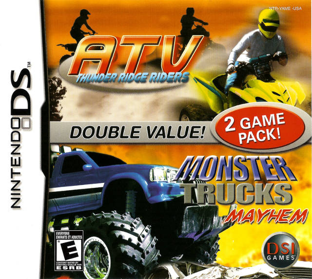 ATV Thunder Ridge Riders and Monster Truck Mayhem Nintendo DS - Used - VGMX