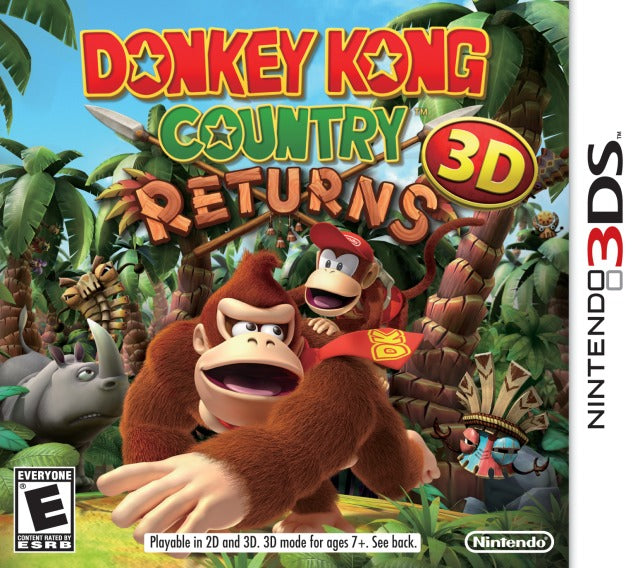 Donkey Kong Country Returns 3D Nintendo - 3DS - Used Games