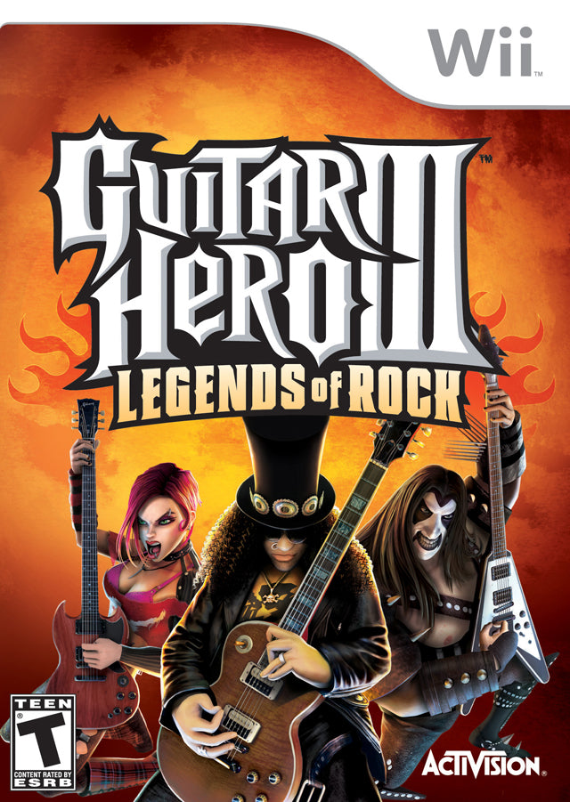 Guitar Hero III Legends of Rock Nintendo Wii - Used Games - VGMX