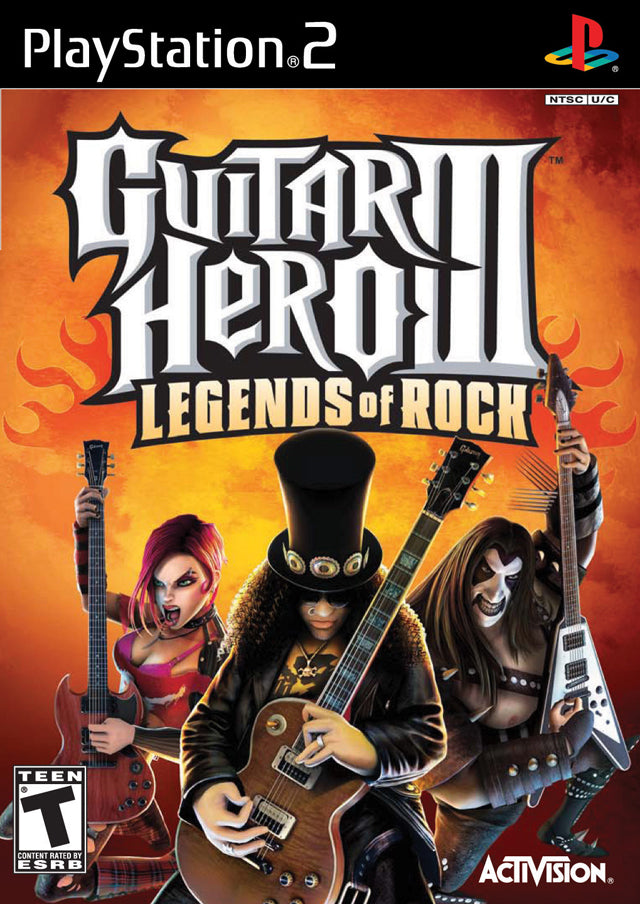 Guitar Hero III Legends of Rock PlayStation 2 - Used - VGMX