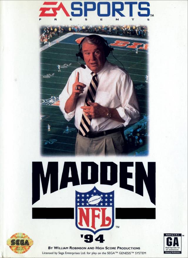 Madden NFL '94 - Sega Genesis - VGMX