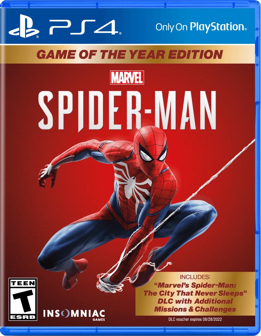Marvel Spiderman [Game of the Year] PlayStation 4 - Used Games