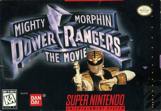 Mighty Morphin Power Rangers The Movie Nintendo SNES - Caseless Games - VGMX