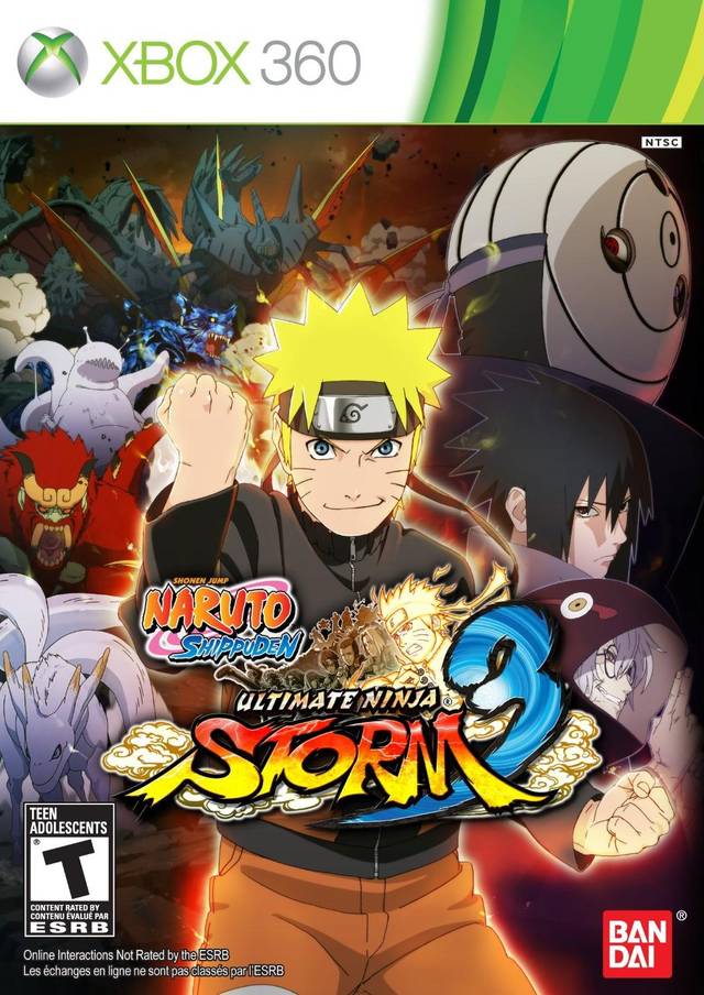 Naruto Shippuden Ultimate Ninja Storm 3 Xbox 360 - Used Games - VGMX