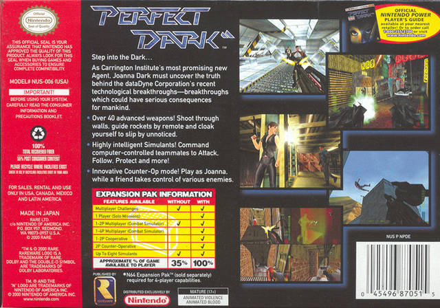 Perfect Dark Nintendo 64 - Used Games - VGMX