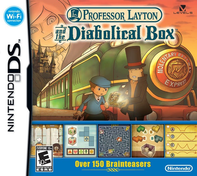 Professor Layton and The Diabolical Box Nintendo DS - Caseless Games - VGMX