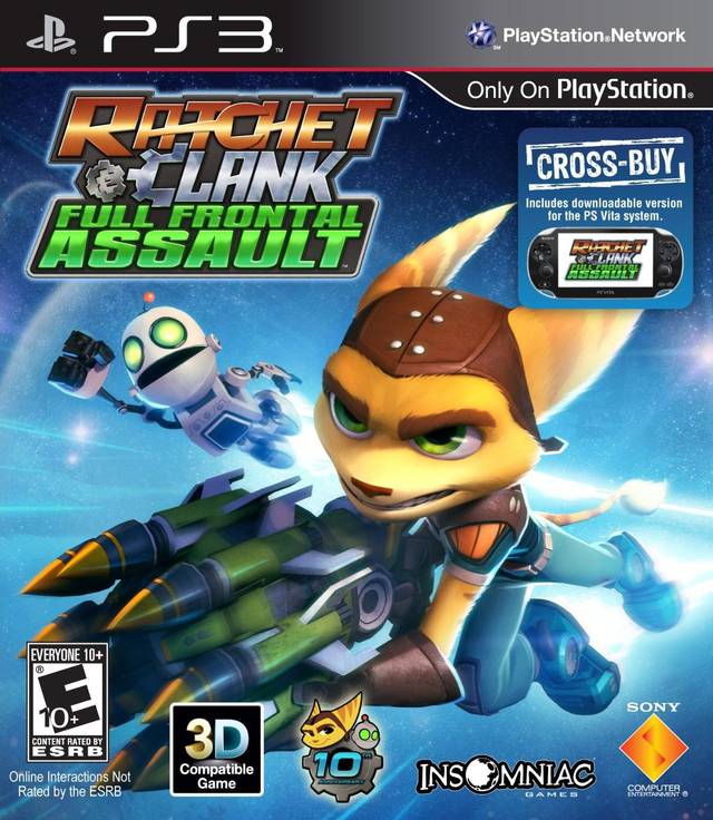 Ratchet & Clank: Full Frontal Assault PlayStation 3 - Used Games - VGMX