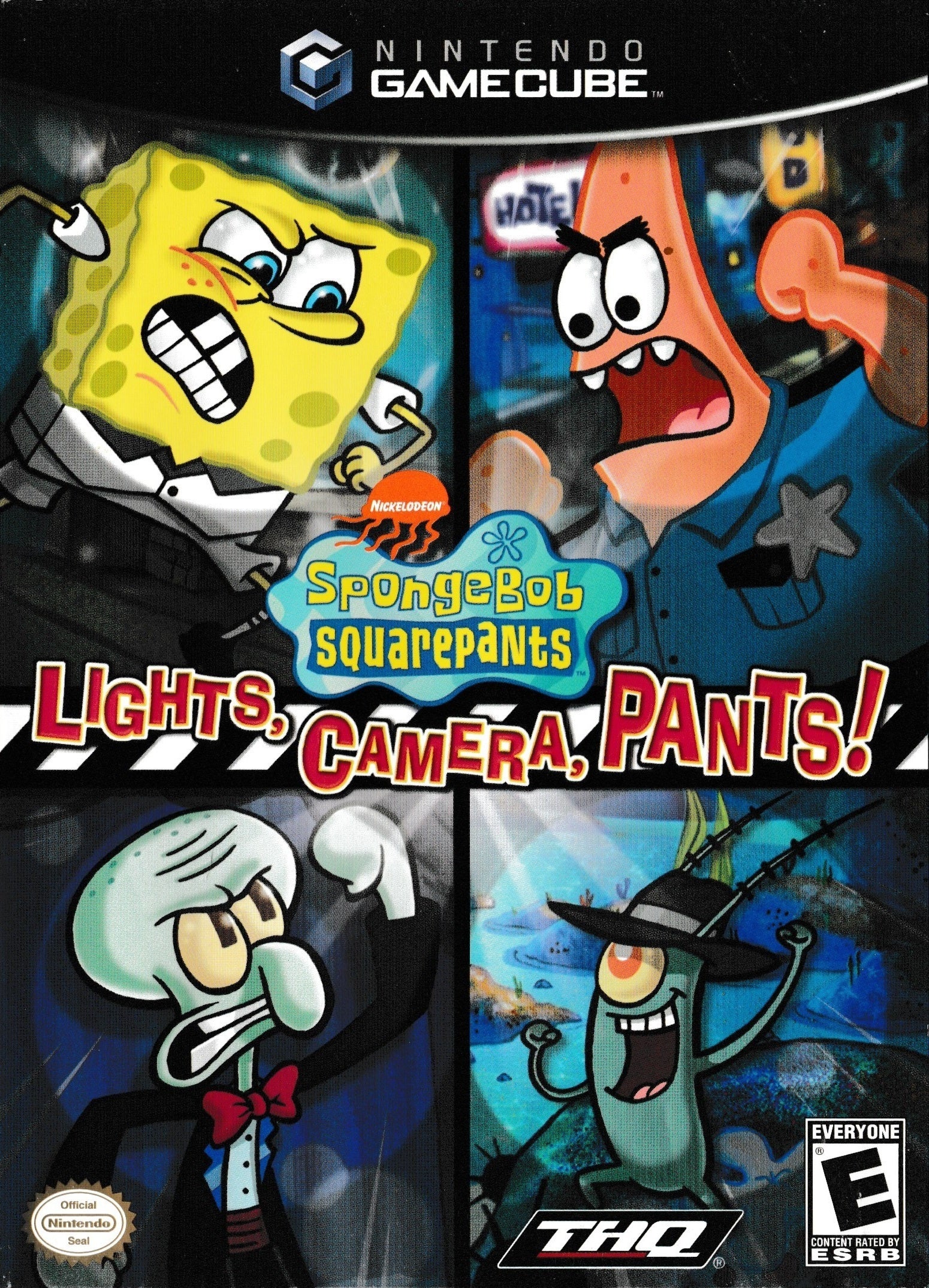 SpongeBob SquarePants Lights Camera Pants Nintendo Game Cube - Used Games - VGMX