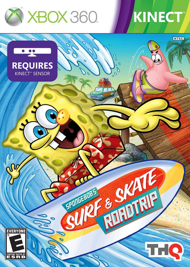 SpongeBob Surf & Skate Roadtrip Xbox 360 - Used Games - VGMX
