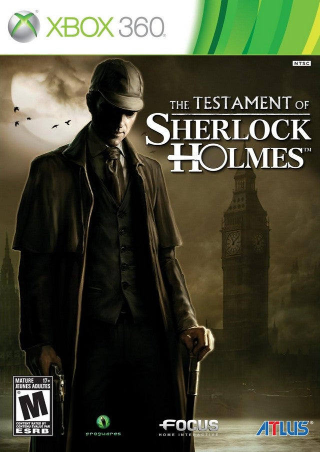 Testament Of Sherlock Holmes Xbox 360 - Caseless Games - VGMX