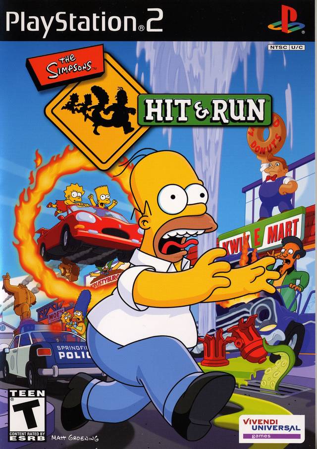 The Simpsons Hit and Run PlayStation 2 - Used Games - VGMX