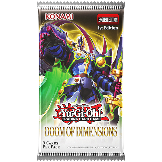 Yu-Gi-Oh! Doom of Dimensions Booster Pack - VGMX