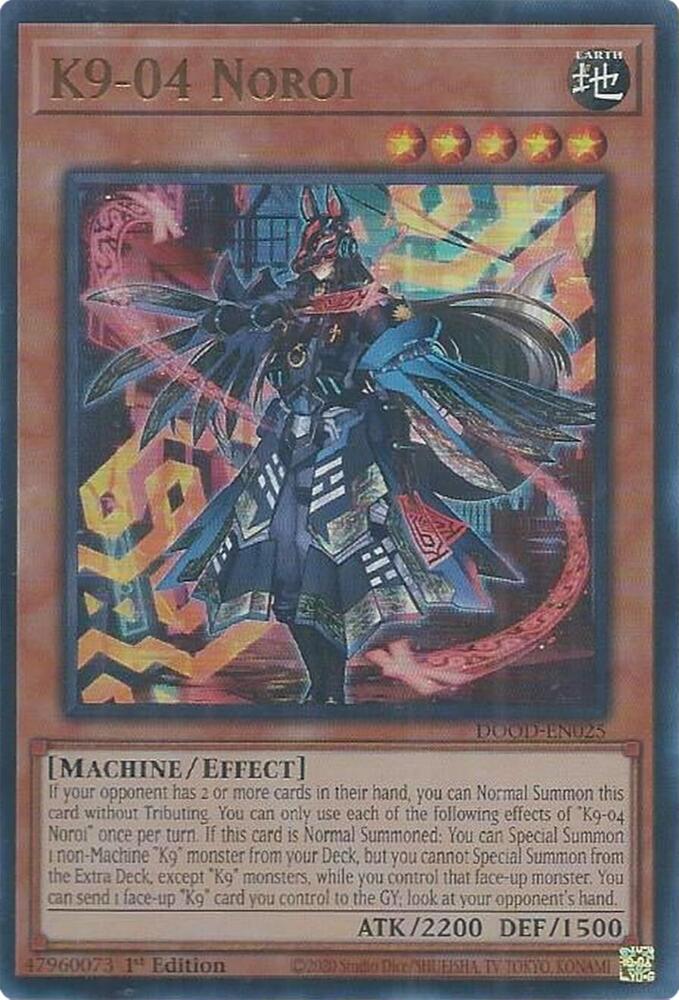 Yu-Gi-Oh!: K9-04 Noroi - Doom Of Dimensions