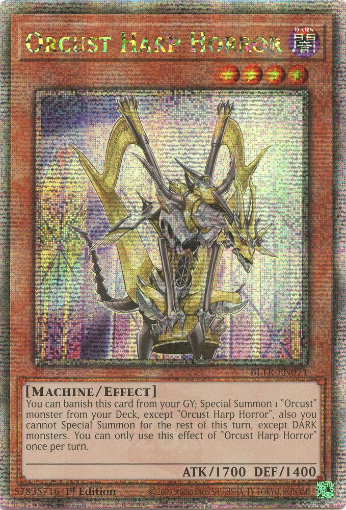 Yu-Gi-Oh!: Orcust Harp Horror (Quarter Century Secret Rare) - Battles of Legend: Terminal Revenge - VGMX