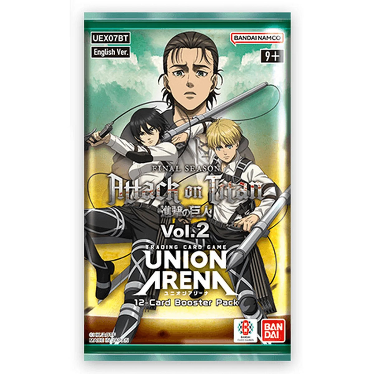 Union Arena| Attack on Titan Vol. 2- Booster Pack (EX07BT) - VGMX