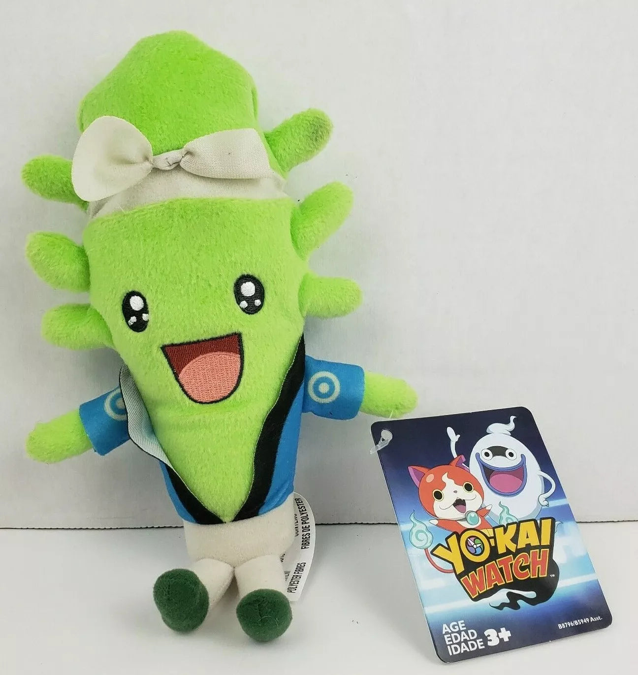 Yo Kai Watch WIGLIN 9 in Plush Hasbro Stuffed Animal Green YoKai