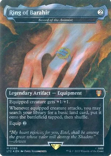 Ring of Barahir - Sword of the Animist (Surge Foil) - Commander: The Lord of the Rings: Tales of Middle-earth