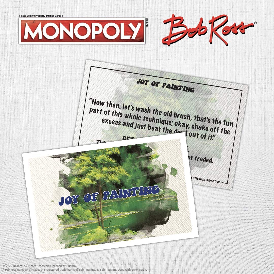 Monopoly Bob Ross | Based on Bob Ross Show The Joy of Painting